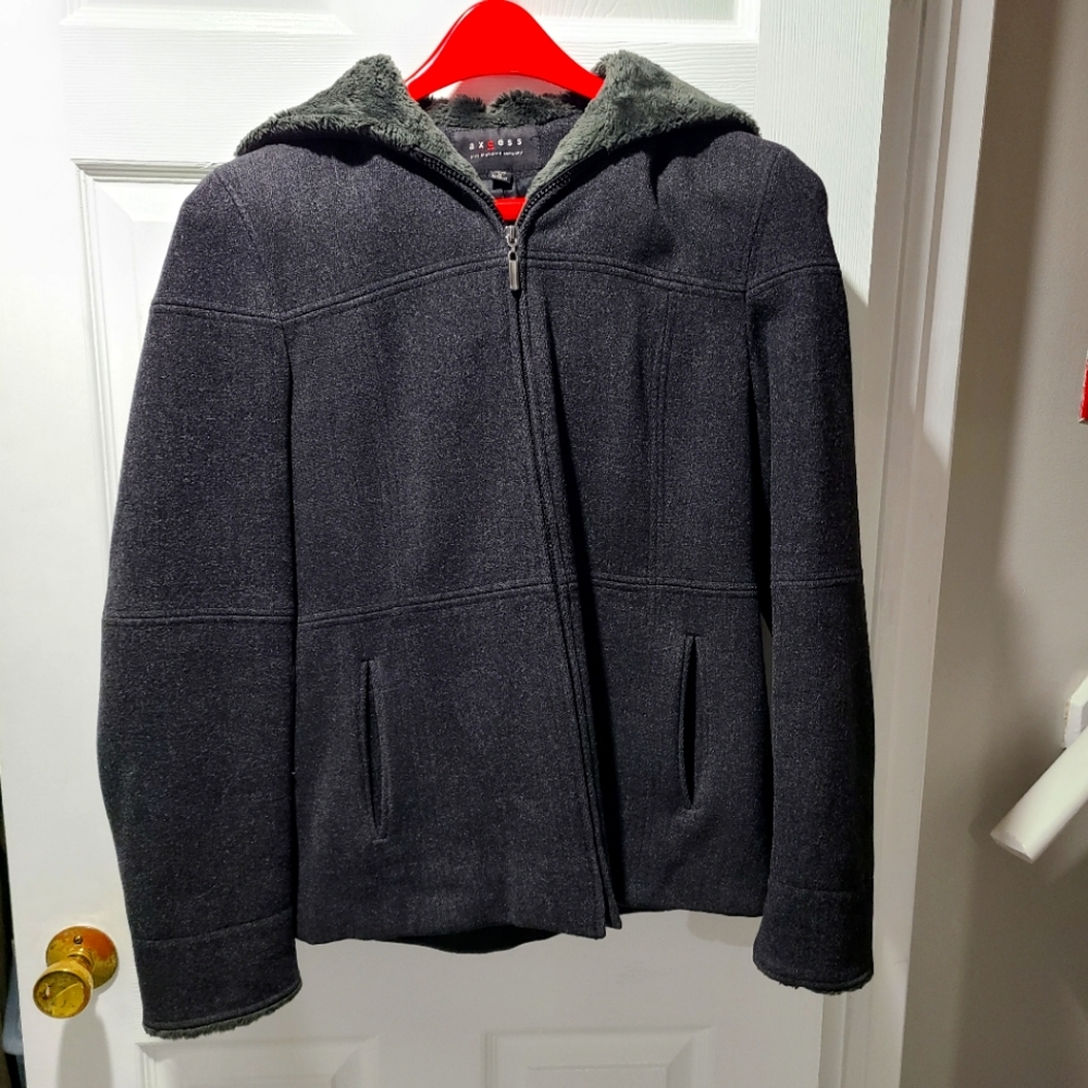 Axcess Charcoal Gray Winter Coat